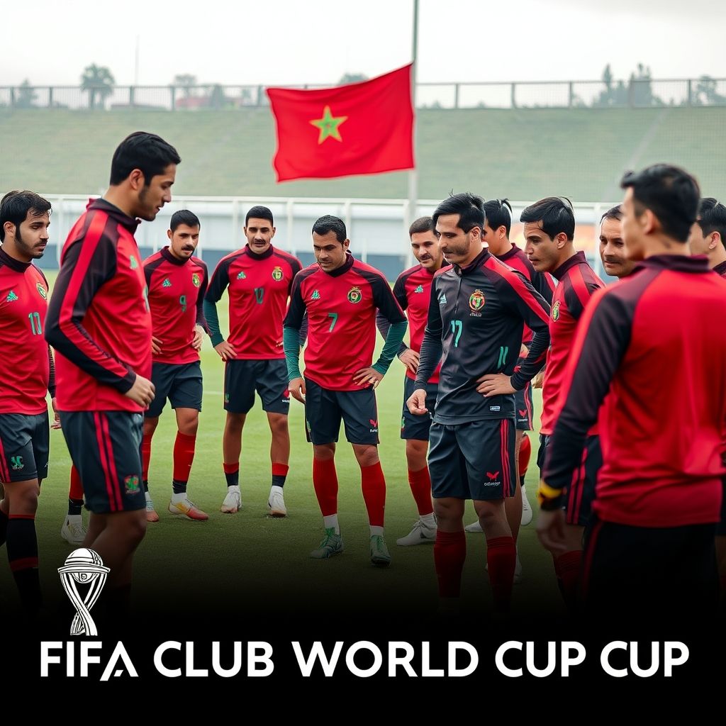 应用宝星空弈赛官网-摩洛哥瓦赫达球员团队氛围良好，备战世俱杯信心满满