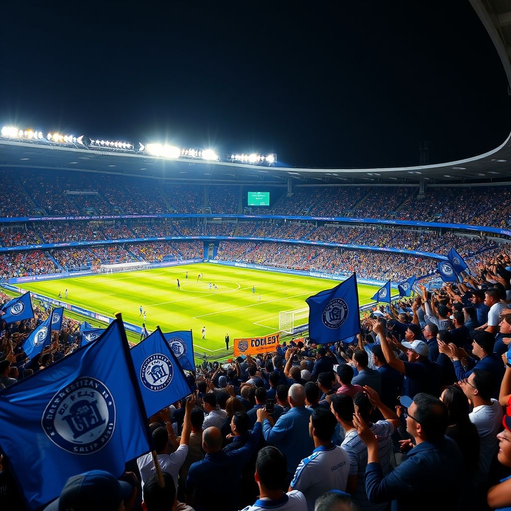 星空体育平台星空体育中国官网-阿尔希拉尔球迷现场助威，球队斗志昂扬